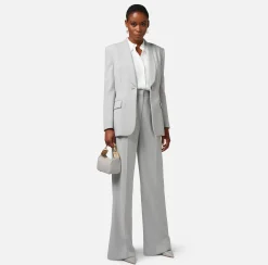 Elisabetta Franchi Giacca In Crepe Con Rever Sciallato^ Giacche & Trench