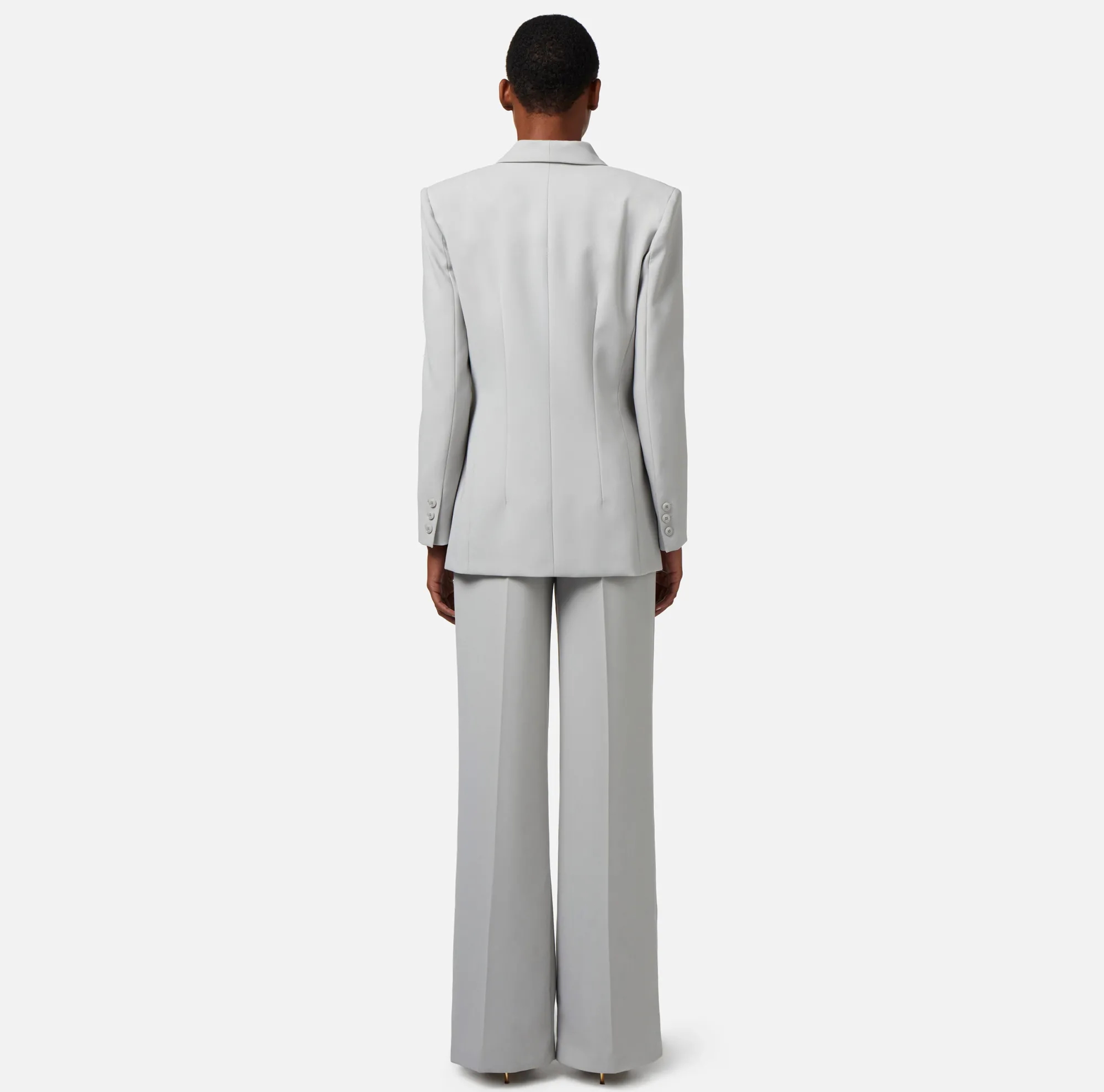 Elisabetta Franchi Giacca In Crepe Con Rever Sciallato^ Giacche & Trench