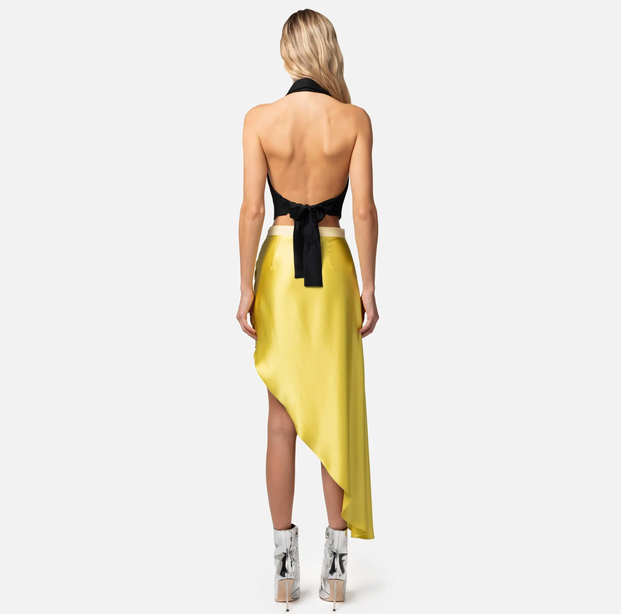 Elisabetta Franchi Gilet In Fresco Lana Con Fusciacca^ Giacche & Trench
