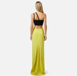 Elisabetta Franchi Gonna Lunga In Crepe Con Drappeggio^ Gonne