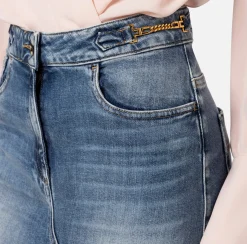 Elisabetta Franchi Gonna Lunga In Denim^ Gonne