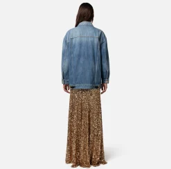 Elisabetta Franchi Gonna Lunga In Tulle Con Pailettes^ Gonne