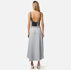 Elisabetta Franchi Gonna Midi Asimmetrica In Crepe^ Gonne