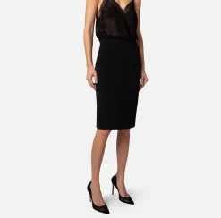 Elisabetta Franchi Gonna Midi In Crepe Leggero^ Gonne