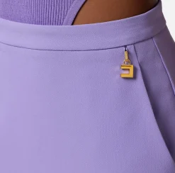 Elisabetta Franchi Gonna Midi In Crepe Stretch Con Charms^ Gonne