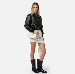 Elisabetta Franchi Hobo Media Con Logo In Metallo^ Borse A Tracolla