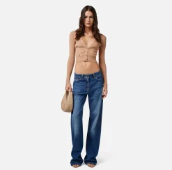 Elisabetta Franchi Jeans A Palazzo^ Jeans