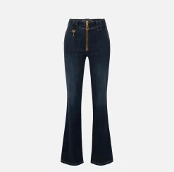 Elisabetta Franchi Jeans A Zampetta Con Zip^ Jeans