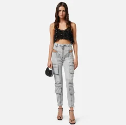 Elisabetta Franchi Jeans Skinny Con Cut-Out^ Jeans