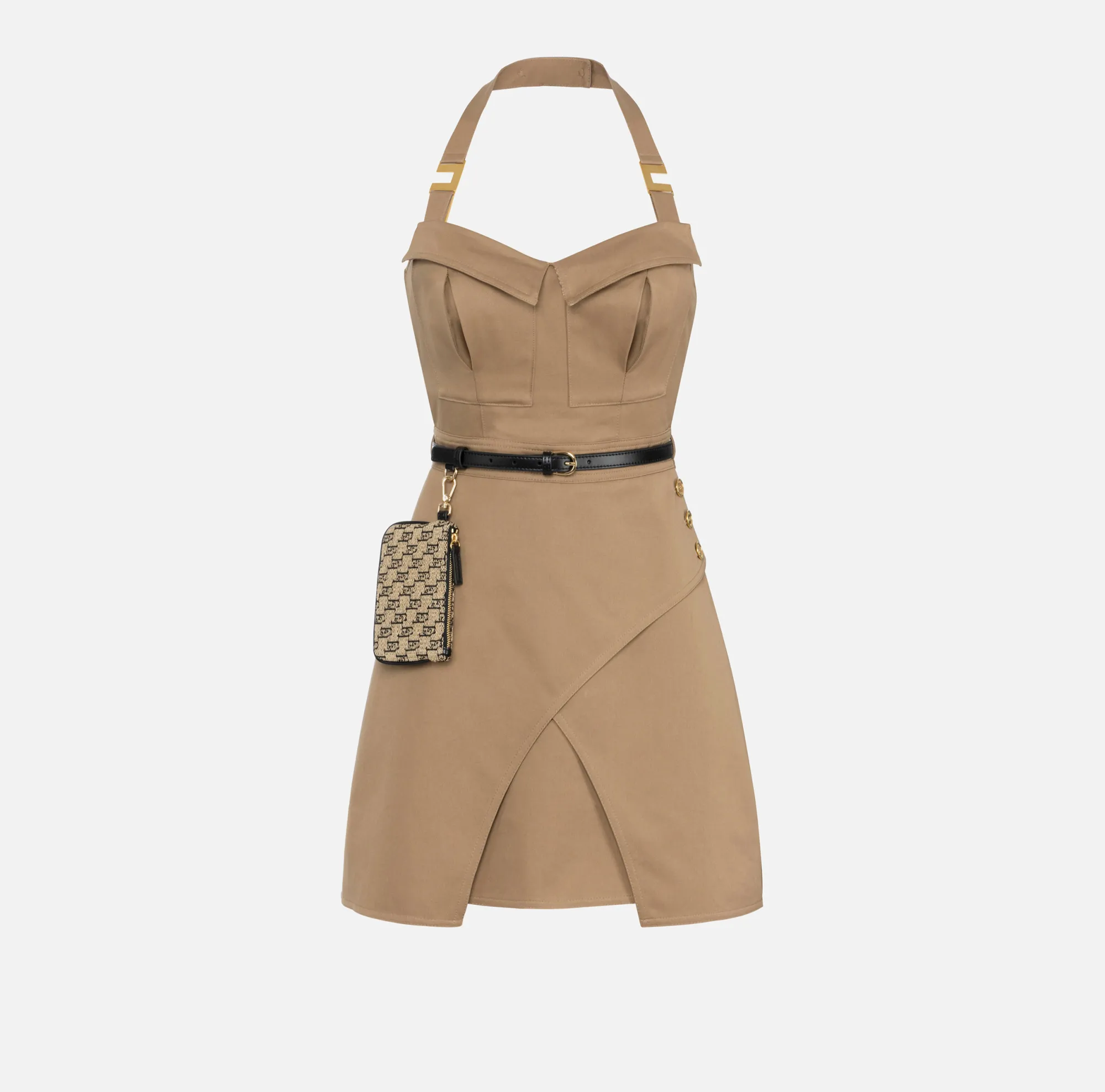 Elisabetta Franchi Miniabito In Cotone Utility^ Abiti