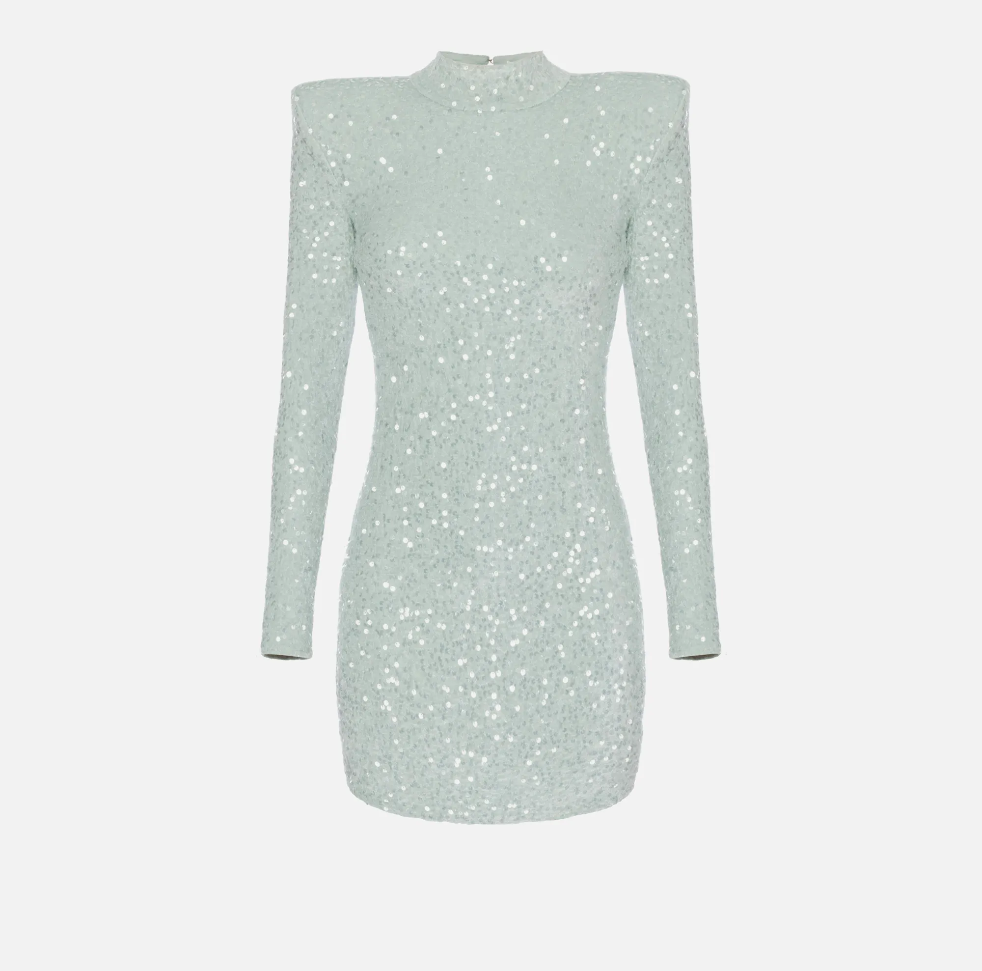 Elisabetta Franchi Miniabito In Paillettes Con Spalle Strutturate^ Abiti