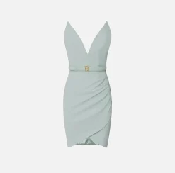 Elisabetta Franchi Miniabito In Tessuto Tecnico Con Corpetto A Bustier^ Abiti