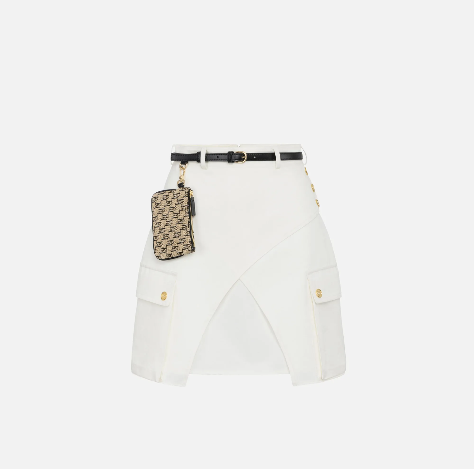 Elisabetta Franchi Minigonna In Cotone Utility^ Gonne
