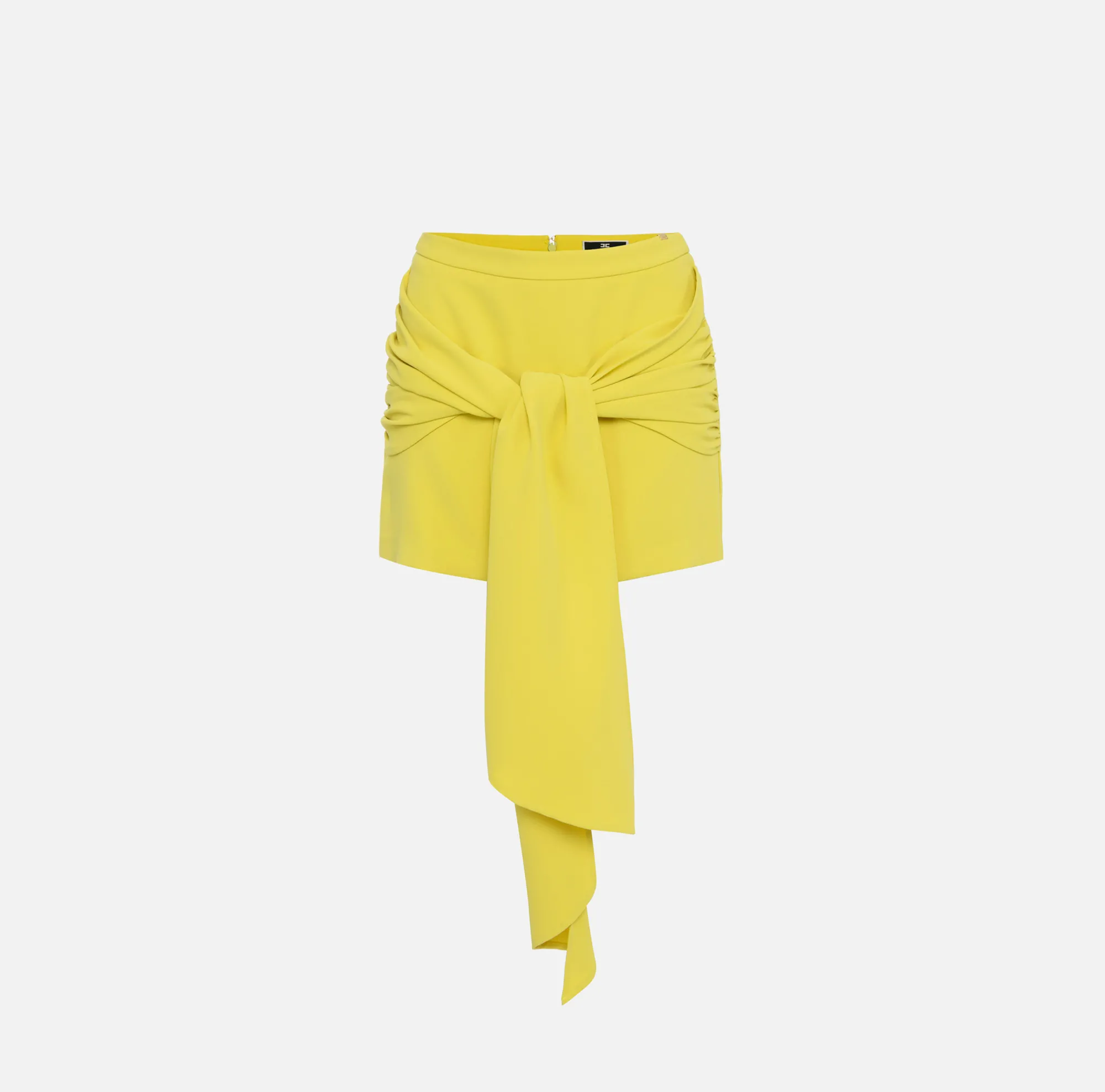 Elisabetta Franchi Minigonna In Crepe Con Nodo^ Gonne