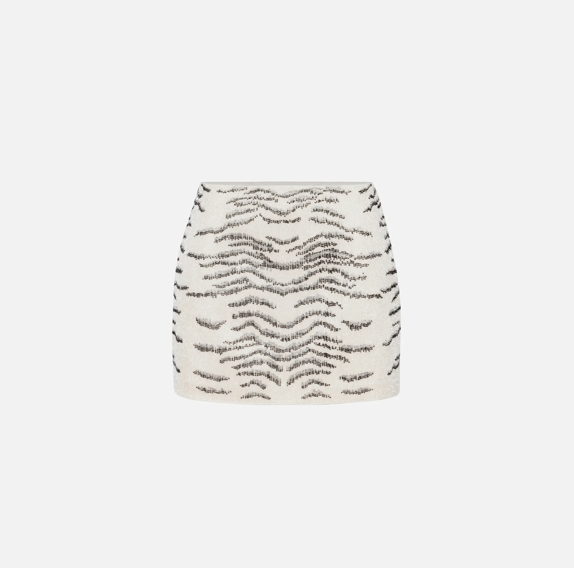 Elisabetta Franchi Minigonna In Crepe Con Ricamo Animalier^ Gonne