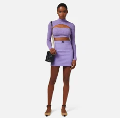 Elisabetta Franchi Minigonna In Crepe Stretch^ Gonne