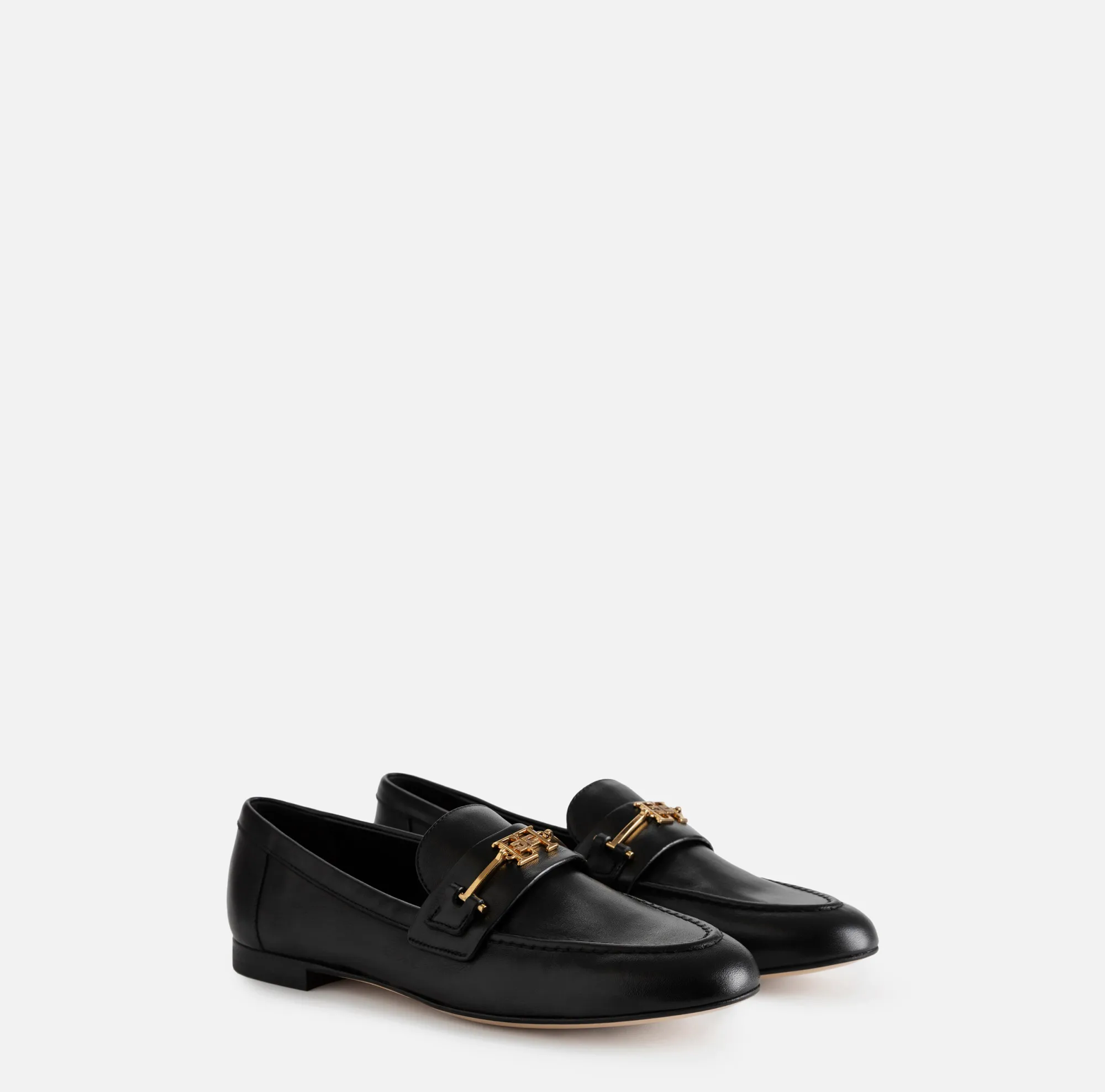 Elisabetta Franchi Mocassino In Pelle Con Morsetto^ Sneakers E Scarpe Basse