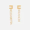 Elisabetta Franchi Orecchini Logo Con Lettering Pendente^ Mostra Tutti