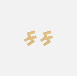 Elisabetta Franchi Orecchini Logo Double^ Mostra Tutti