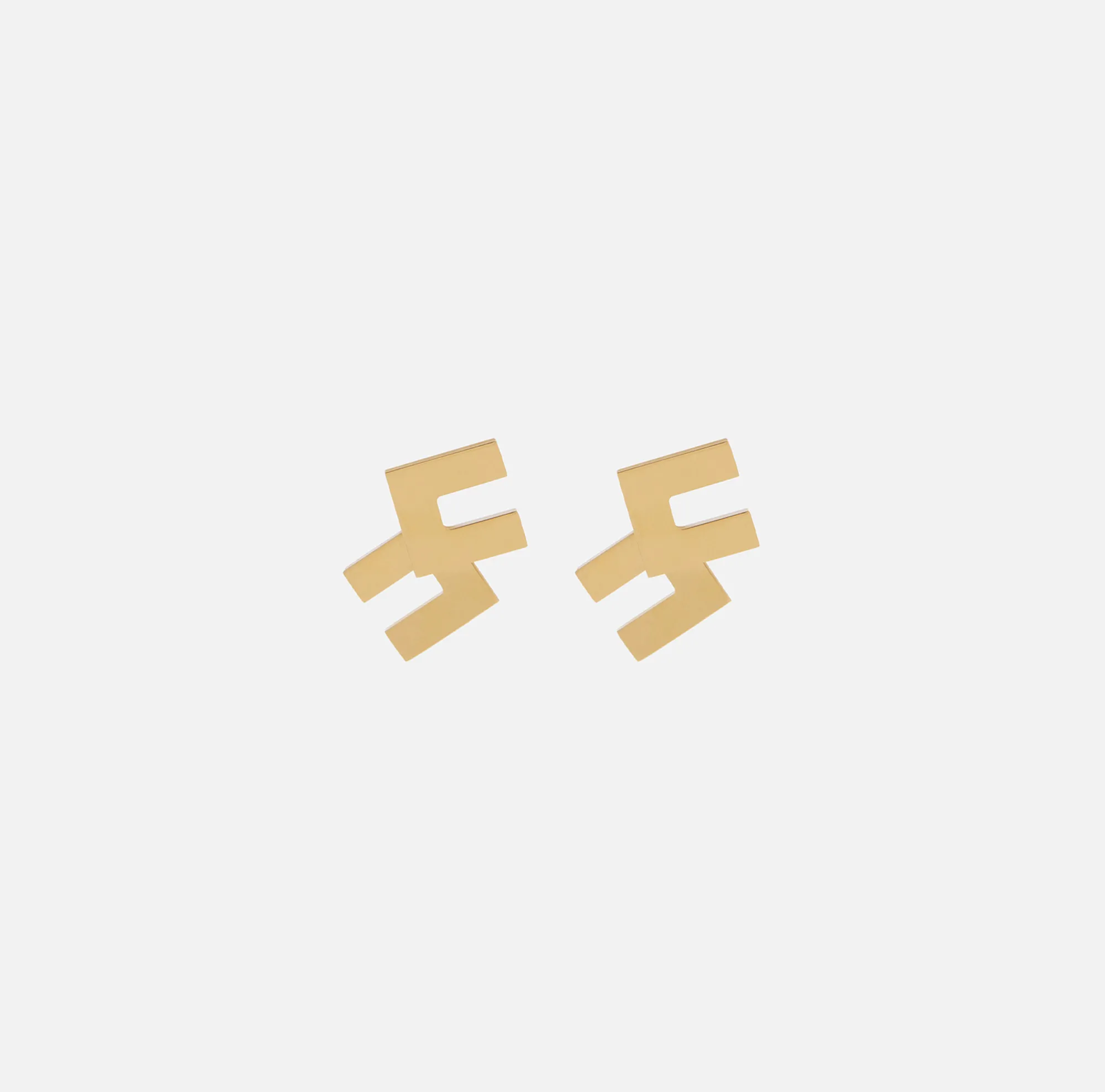 Elisabetta Franchi Orecchini Logo Double^ Mostra Tutti