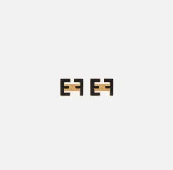 Elisabetta Franchi Orecchini Logo Ef^ Mostra Tutti