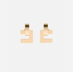 Elisabetta Franchi Orecchino Logo Geometrico^ Mostra Tutti