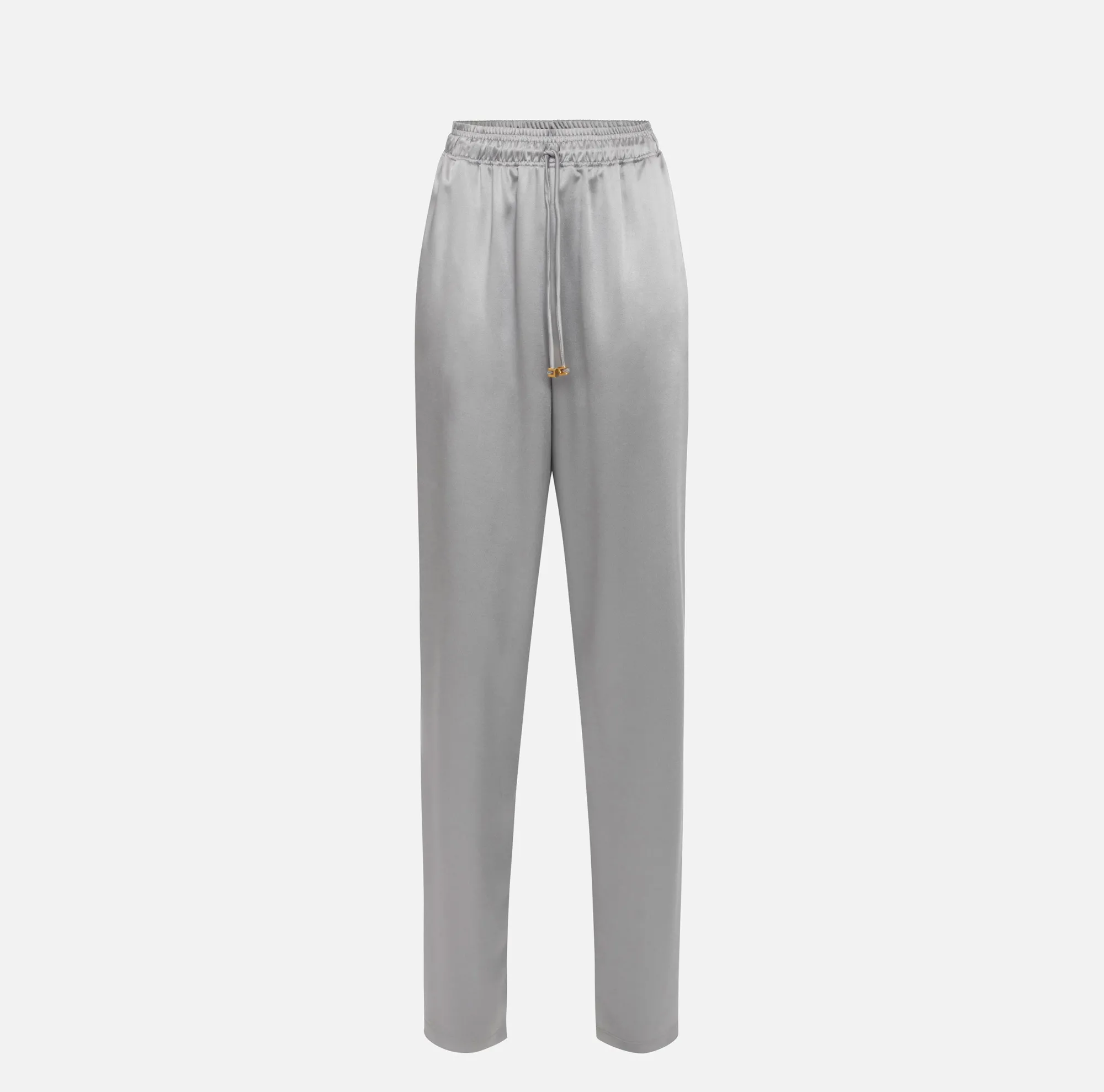 Elisabetta Franchi Pantalone Jogger In Crepe Di Raso^ Pantaloni E Shorts