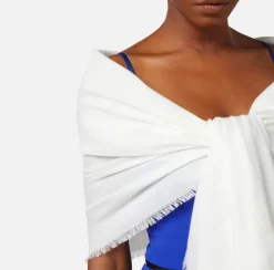 Elisabetta Franchi Pashmina In Viscosa Jacquard^ Mostra Tutti