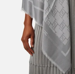 Elisabetta Franchi Pashmina In Viscosa Lurex Jacquard^ Mostra Tutti