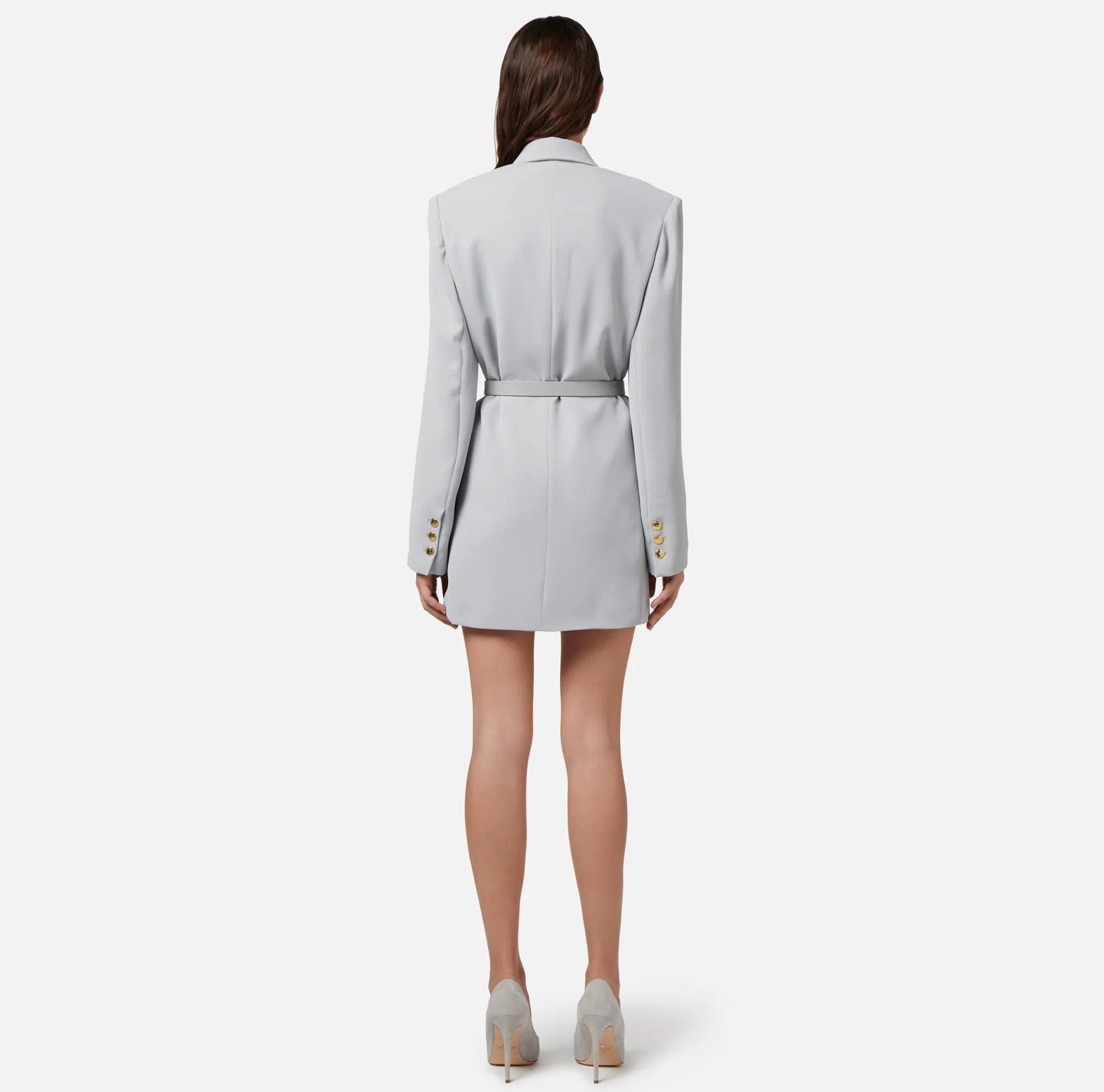 Elisabetta Franchi Robe-Manteau In Crepe Con Cintura^ Abiti