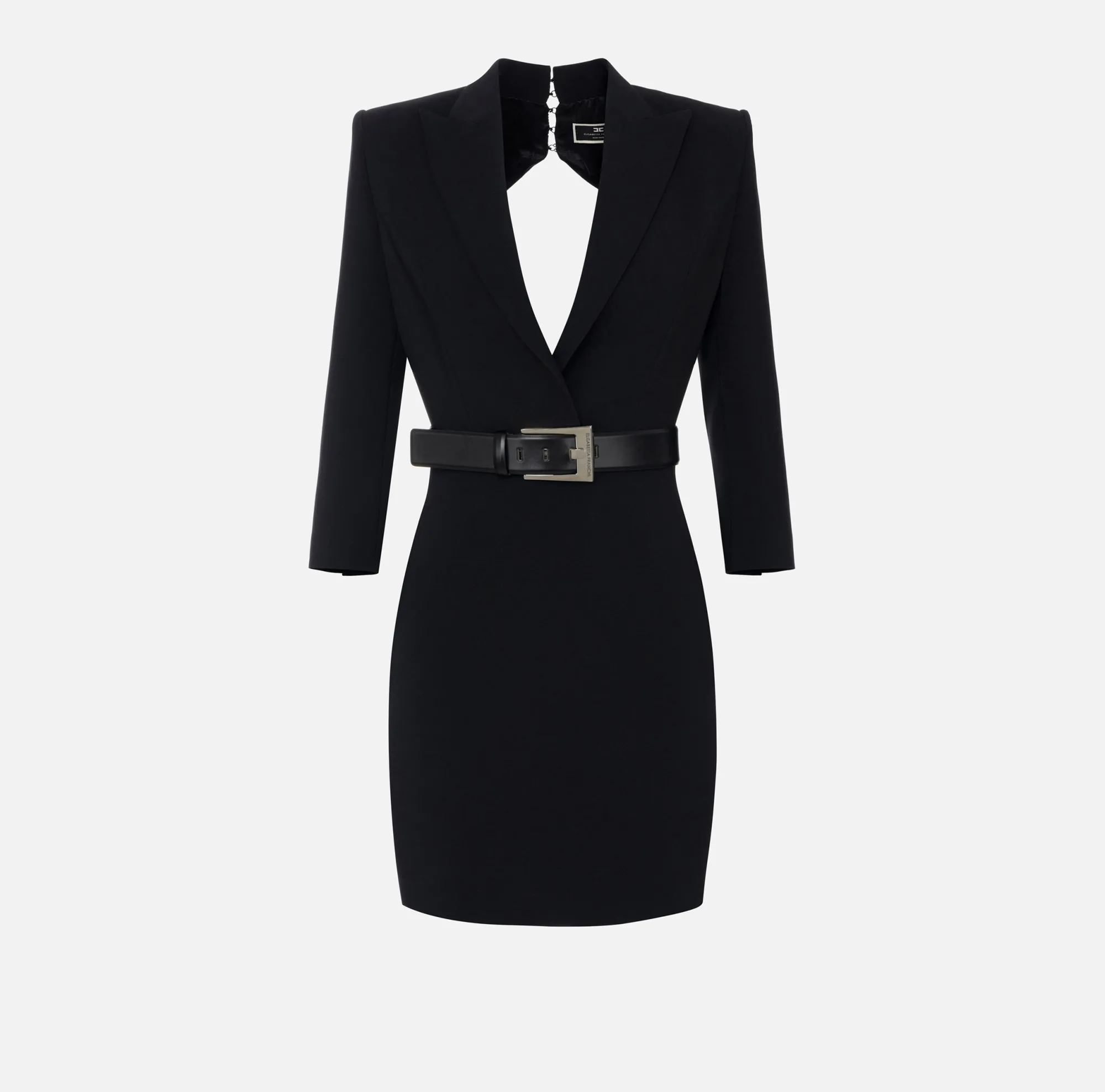 Elisabetta Franchi Robe-Manteau In Crepe Con Cut Out Posteriore^ Abiti