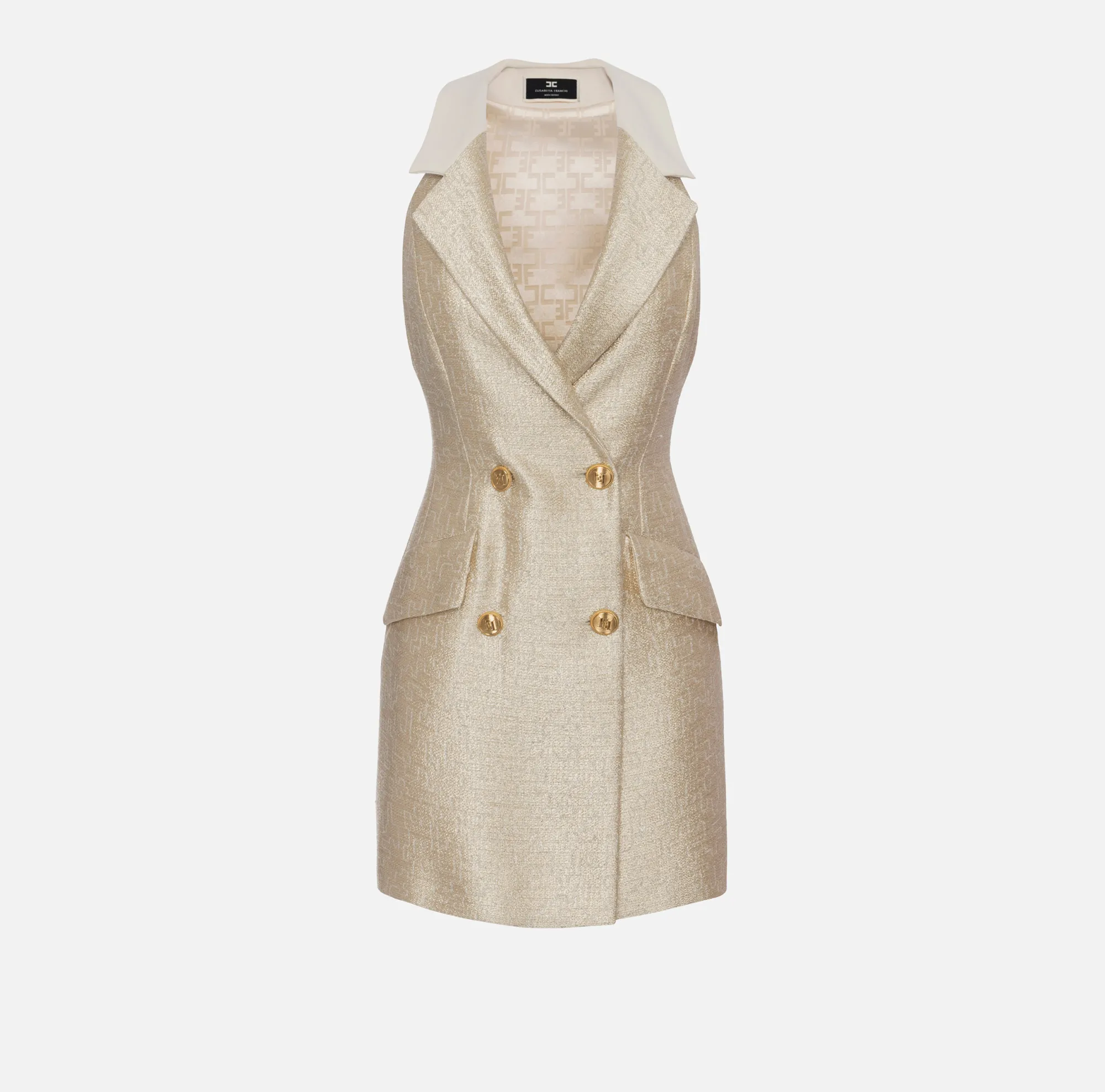 Elisabetta Franchi Robe-Manteau Smanicato In Tweed Lurex^ Abiti