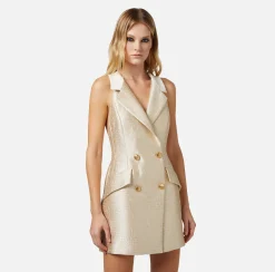 Elisabetta Franchi Robe-Manteau Smanicato In Tweed Lurex^ Abiti