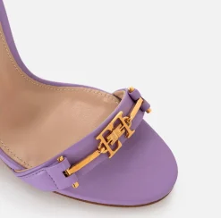 Elisabetta Franchi Sandali In Pelle Con Morsetto^ Sandali