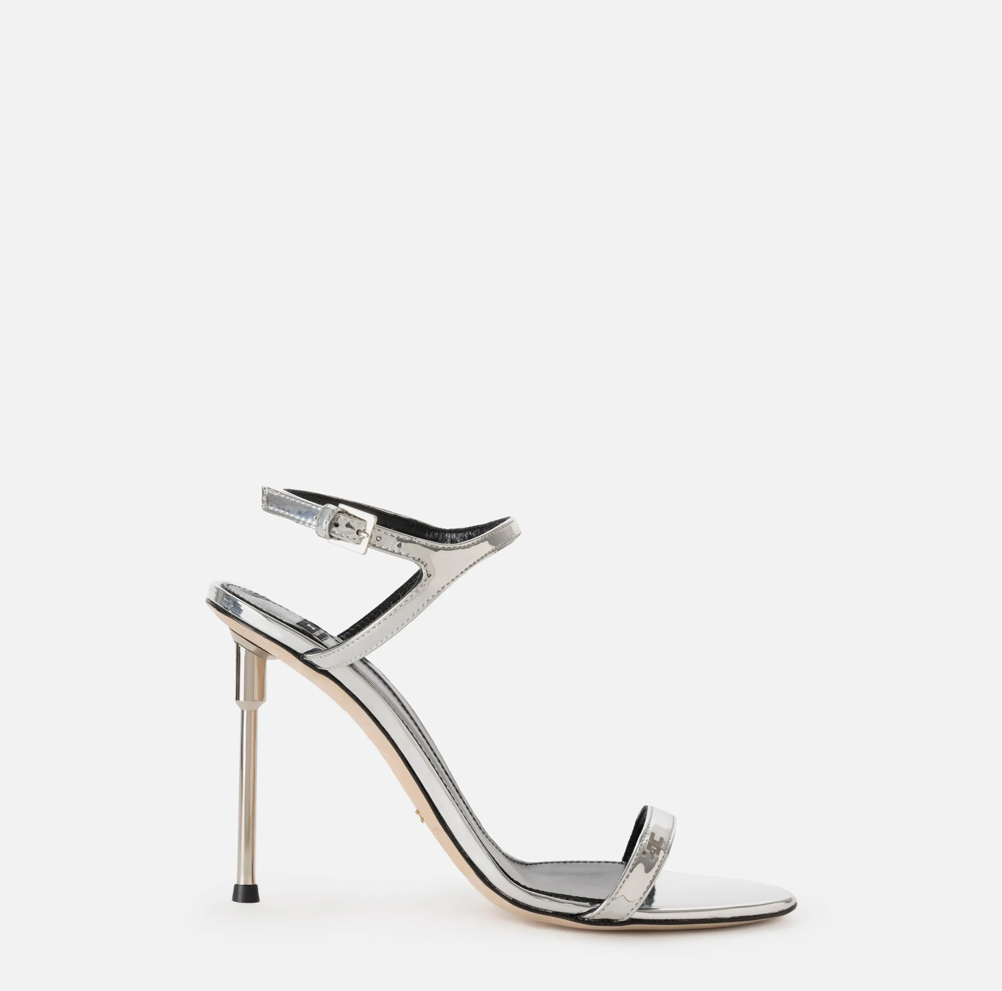 Elisabetta Franchi Sandali In Pelle Metallizzata^ Sandali