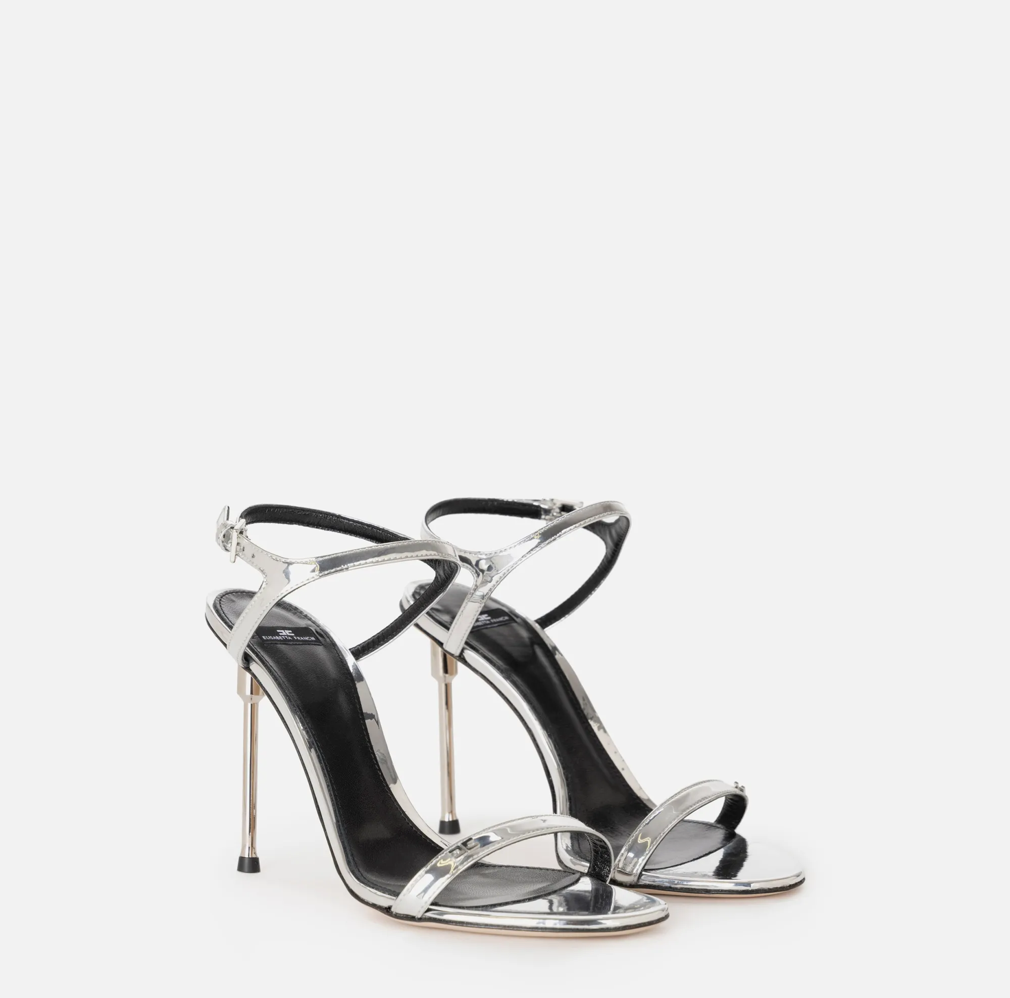 Elisabetta Franchi Sandali In Pelle Metallizzata^ Sandali