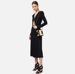 Elisabetta Franchi Secchiello Logo^ Borse A Tracolla