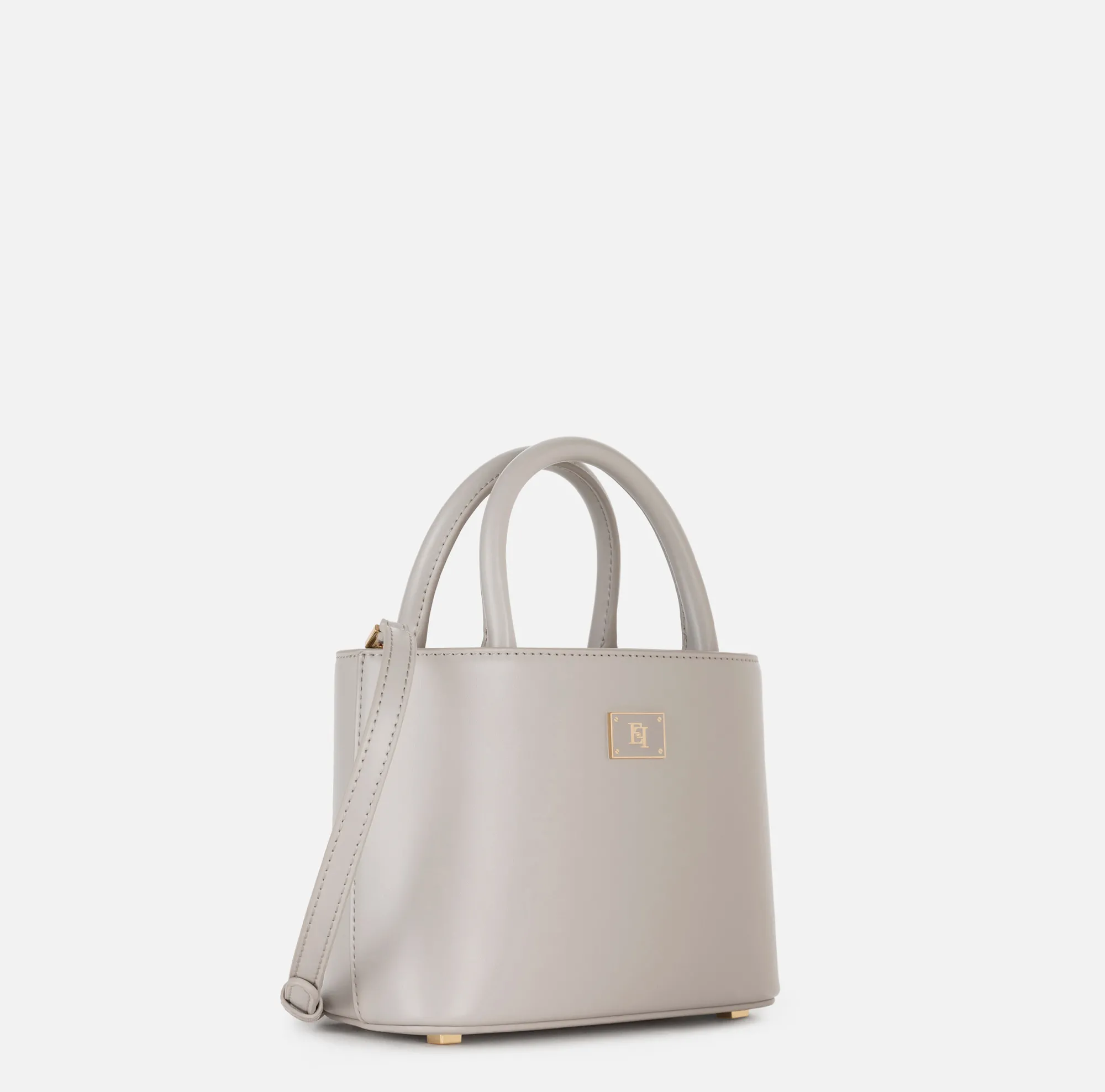 Elisabetta Franchi Shopper Piccola Con Placca Smaltata^ Borse A Mano