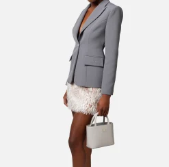 Elisabetta Franchi Shopper Piccola Con Placca Smaltata^ Borse A Mano