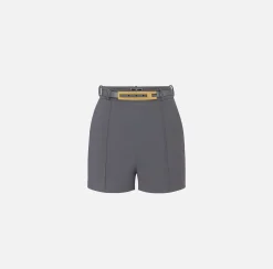 Elisabetta Franchi Shorts In Crepe Con Cintura^ Tailleur