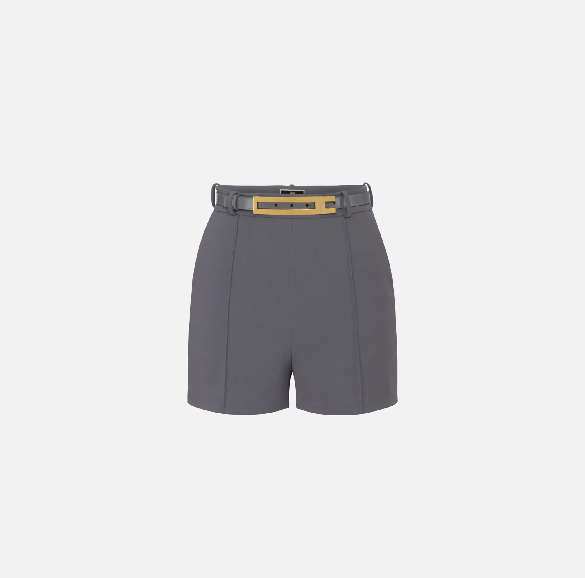 Elisabetta Franchi Shorts In Crepe Con Cintura^ Tailleur