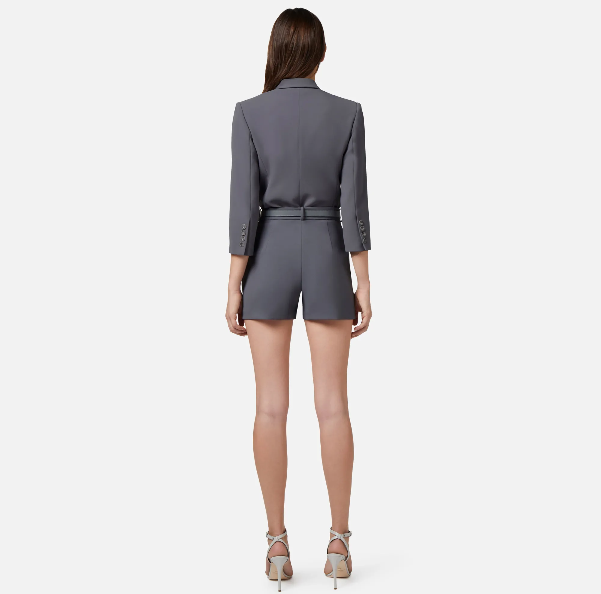 Elisabetta Franchi Shorts In Crepe Con Cintura^ Tailleur