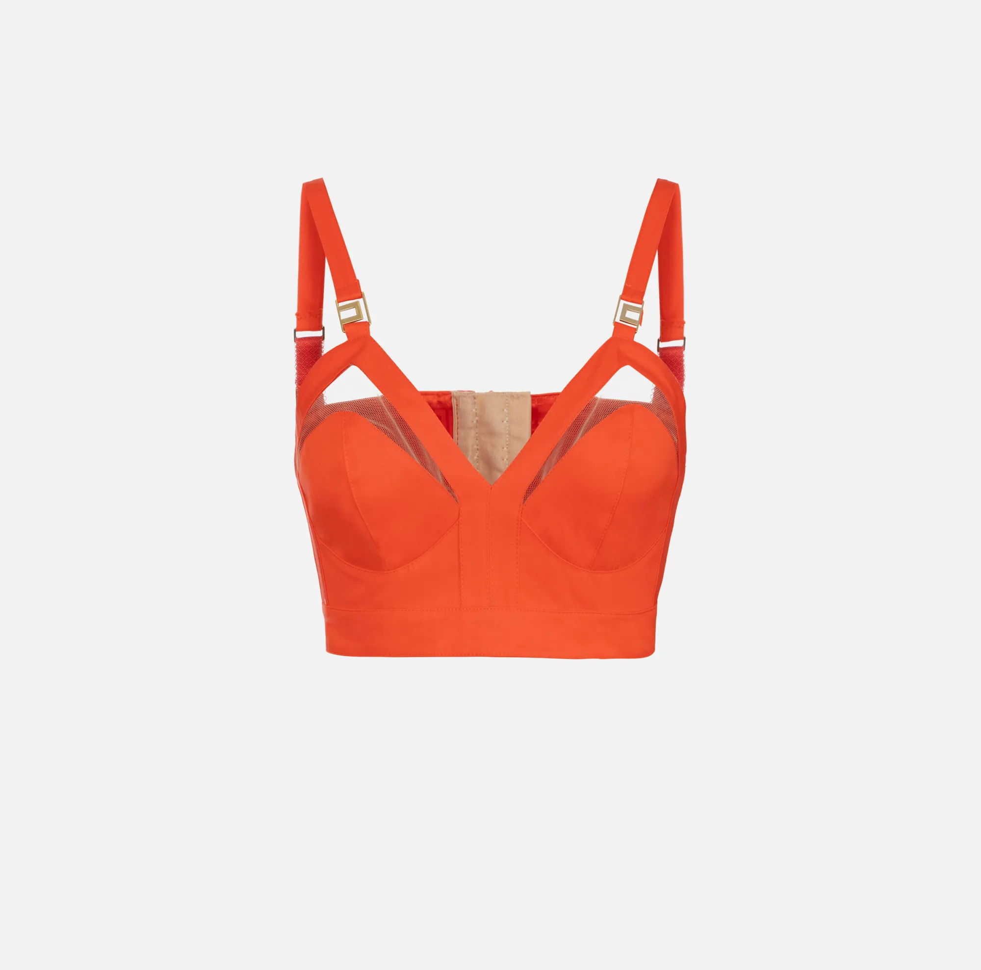Elisabetta Franchi Top Bustier In Cotone Con Cut Out^ Top, T-Shirt & Body