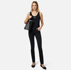 Elisabetta Franchi Top In Jersey Di Cotone Con Stampa Logo^ Top, T-Shirt & Body