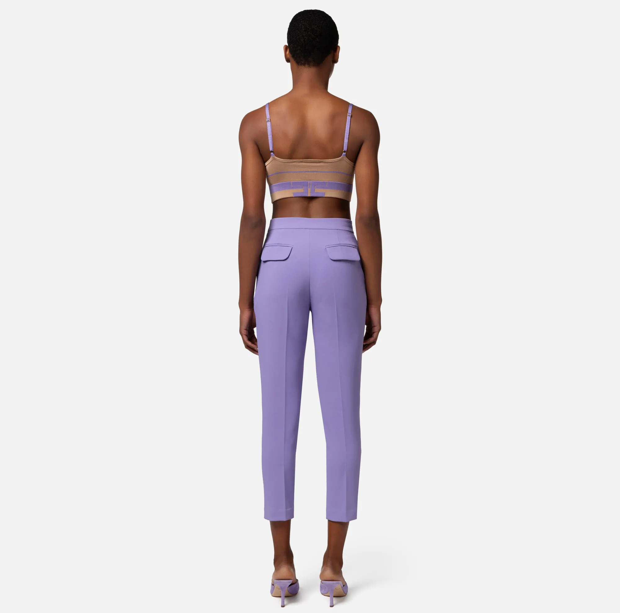 Elisabetta Franchi Top In Viscosa Jacquard^ Top, T-Shirt & Body