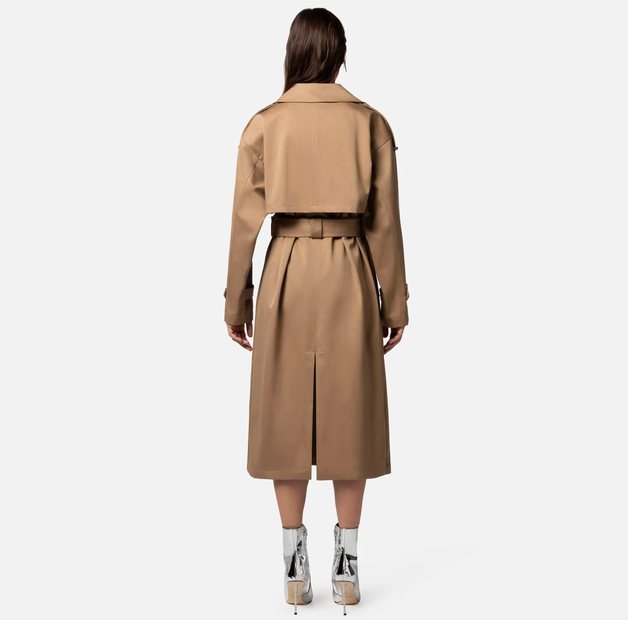 Elisabetta Franchi Trench Over In Cotone^ Giacche & Trench