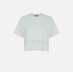 Elisabetta Franchi T-Shirt In Jersey Con Logo E Charms^ Top, T-Shirt & Body