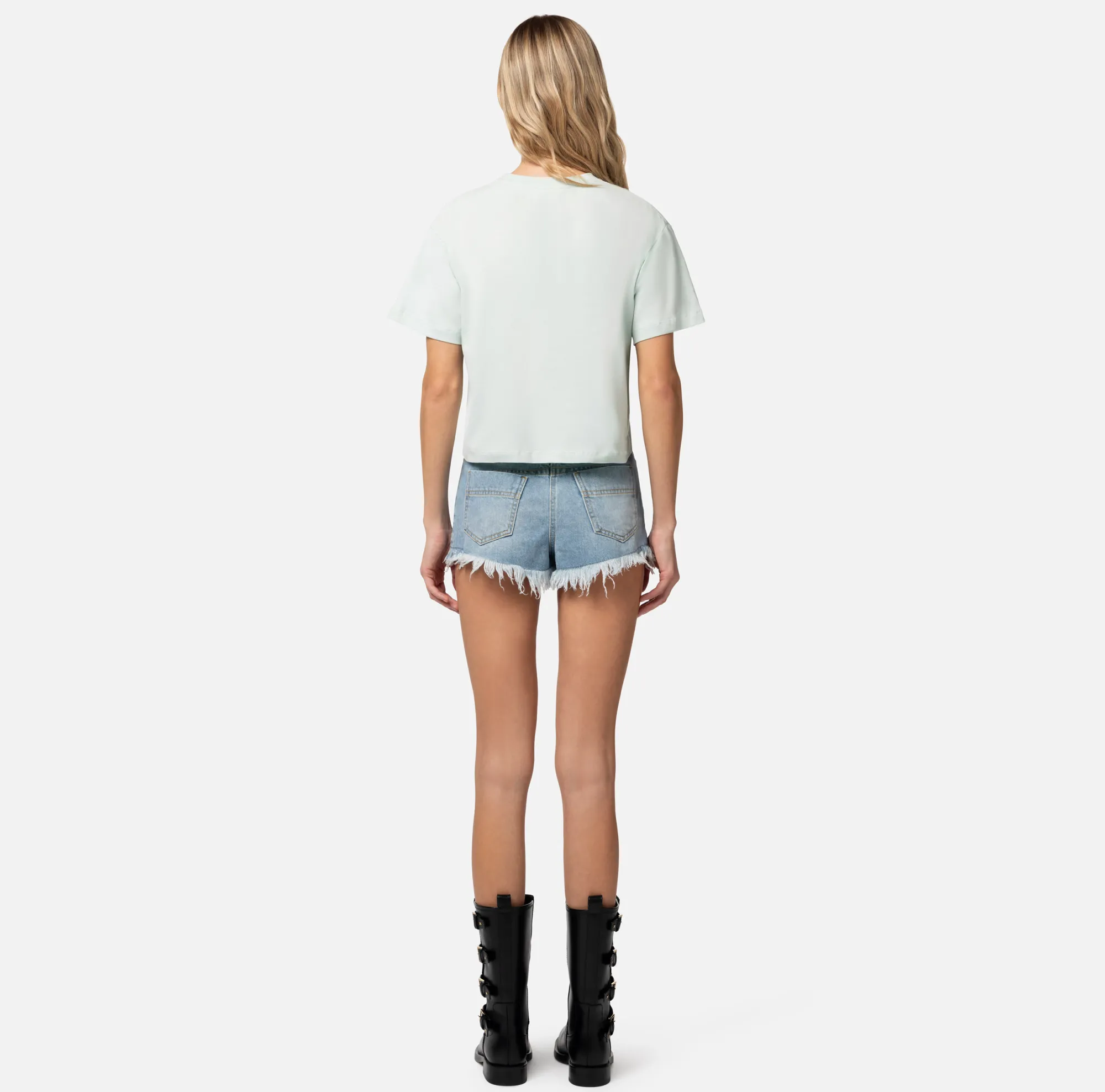 Elisabetta Franchi T-Shirt In Jersey Con Logo E Charms^ Top, T-Shirt & Body