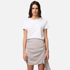 Elisabetta Franchi T-Shirt In Jersey Con Logo Strass^ Top, T-Shirt & Body