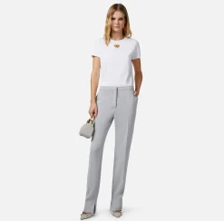 Elisabetta Franchi T-Shirt In Jersey Con Placca Logo^ Top, T-Shirt & Body